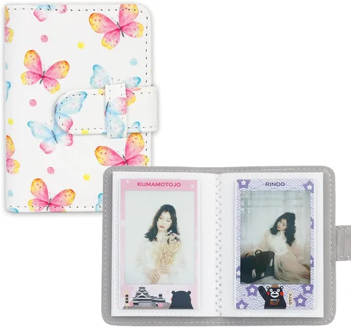 Miniatura 11 de Mini álbum de fotos de 28 bolsillos para mini película, foto de 2x3, tarjeta de fotos Kpop, álbumes cartera libro para Mini 12 11 40 7+ EVO 90 Alpaca