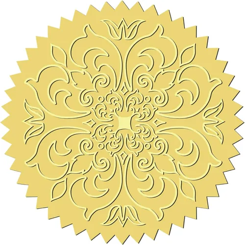 Miniatura 9 de CRASPIRE 408 sellos de certificado en relieve de 2 pulgadas con texto en relieve «You Make a Difference» («You Make a Difference») Sellos en relieve
