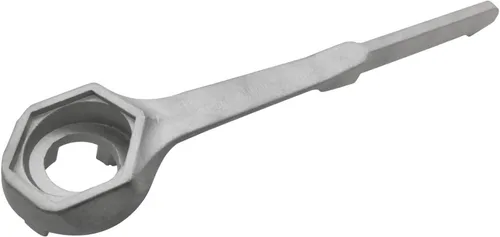 Miniatura 8 de Llave de tambor de aluminio con mango de agarre para tapas de 2" y 3/4" Abridor de barril para tambores de 10, 15, 20, 30, 50 y 55 galones