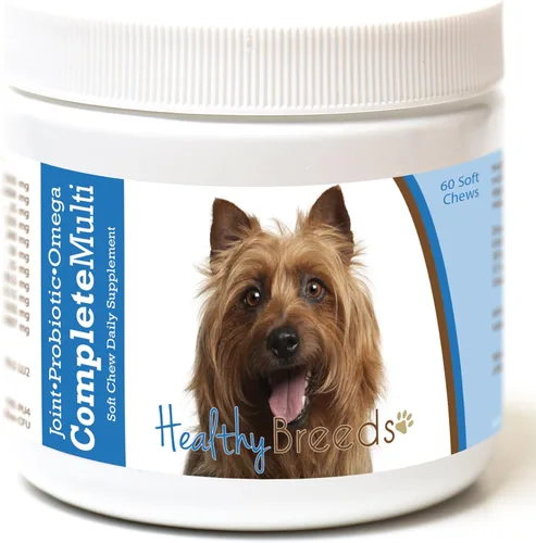 Miniatura 128 de Healthy Breeds Pug todo en uno multivitamínico suave masticable 60