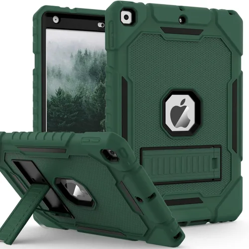Miniatura 19 de ZoneFoker Funda para iPad de 9ª/8ª/7ª generación 2021/2020/2019 (10.2 pulgadas), Resistente de Servicio Pesado Grado Militar a Prueba de Golpes