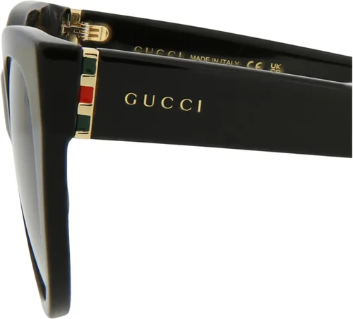 Miniatura 4 de Gucci Gafas de sol GG 0460 S-001 NegroGris Oro, Negro, 53-18-145