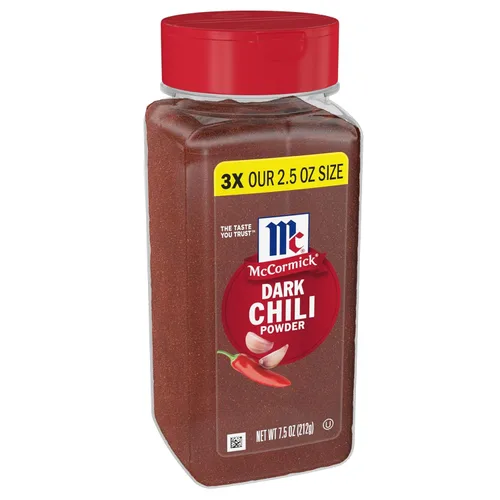 McCormick Chile oscuro en polvo, 7.5 onzas