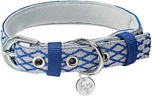 Miniatura 9 de Blueberry Pet - Collar ajustable para perro con forma de diamantes tribales del sudoeste en francés rosa con hebilla de metal, cuello 9-12.5