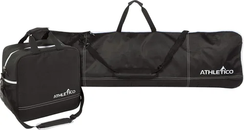 Athletico Combo de dos piezas para snowboard y botas | Almacena y transporta snowboard hasta 65.0 in y botas hasta la talla 13 | Incluye 1 bolsa de