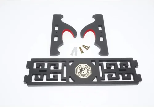 Miniatura 5 de Soporte acolchado para montaje en pared, soporte para espada samurái, estante de exhibición chino Tai Chi Bagua
