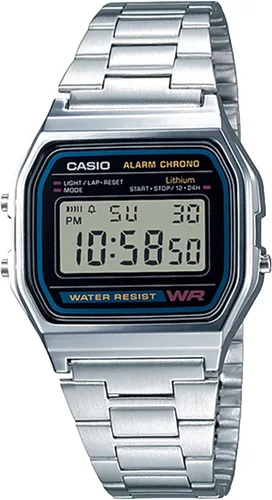 Miniatura 2 de Casio Serie A158WA Reloj digital unisex Vintage WR Cronómetro 100 SEC Alarma diaria Mantenimiento de tiempo regular: hora, minuto