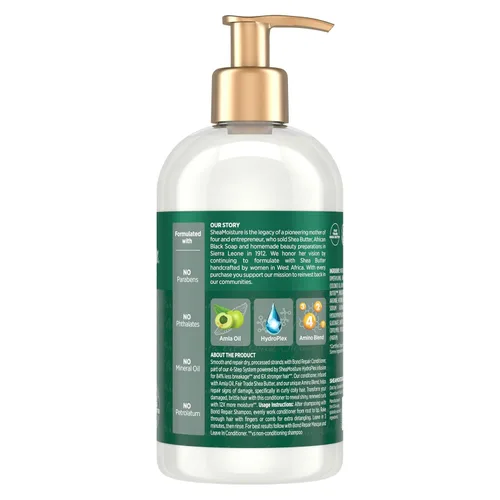 Miniatura 2 de Shea Moisture Acondicionador de reparación de bonos, el aceite Amla fortalece y repara los lazos del cabello con tecnología Hydroplex y aceite Amla