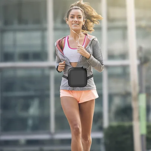 Miniatura 7 de ANKHOH Funda portátil para reproductor de CD con cinturón, para lujo, para Sunoony, para MEGATEK, para Gueray, para ARAFUNA, para Klim, soporte