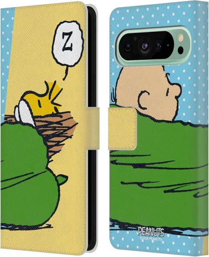 Miniatura 58 de Head Case Designs Officially Licensed Peanuts Snoopy & Woodstock 2 Halfs and Laughs Leather Wallet Case Compatible with Google Pixel 8 Snoopy