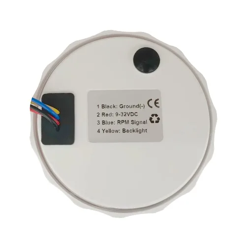 Miniatura 4 de ELING Tacómetro de motor de 3.346 in, medidor de rpm, calibre 0-7000 RPM para automóvil, barco, camión, con medidor de horas LCD, retroiluminación