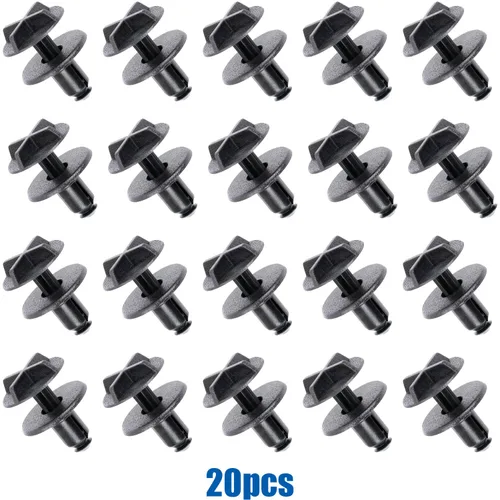 Miniatura 6 de 20 piezas de cubierta de batería y clips de retención de panel lateral de capó LR024316 para Land Rover Defender 90 110, Discovery & Sport, se