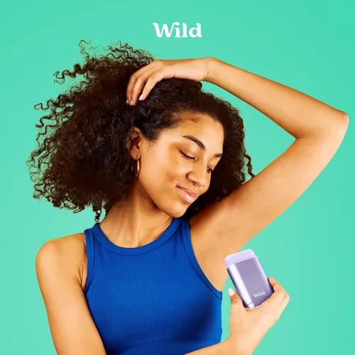 Miniatura 9 de Wild - Estuche morado con paquete variado de recambio - Desodorante recargable - Sin aluminio - Incluye algodón fresco y sal marina, flor de cerezo