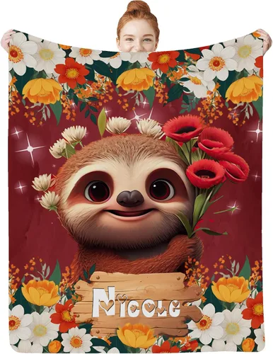 Miniatura 37 de Manta de bebé personalizada para niñas con nombre, manta de bebé personalizada con nombre, manta de envoltura floral para recién nacidos, niños