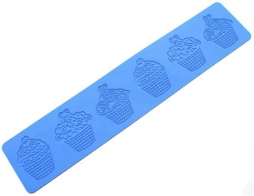 Miniatura 4 de Molde de silicona para cupcakes 3D para cupcakes, fondant, almohadilla de encaje, molde de silicona para pasteles, fondant, molde de arcilla