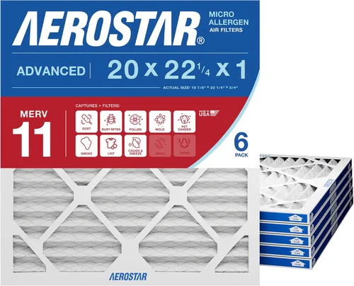 Miniatura 136 de Filtro de aire de 1 pulgada para aire acondicionado y horno por Aerostar