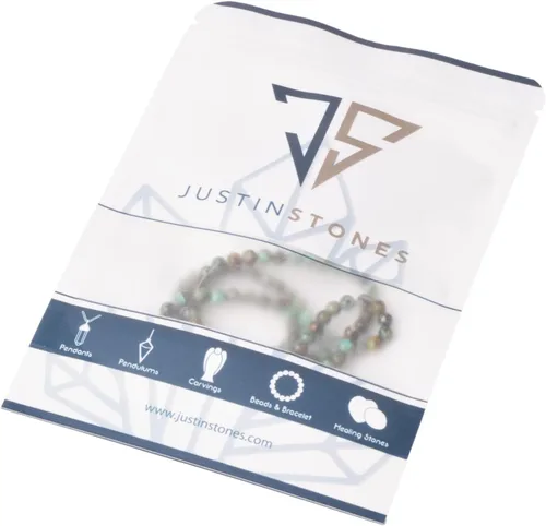 Miniatura 3 de Cuentas sueltas redondas de cristal curativo de 0.16 pulgadas (0.157 in) para hacer joyas
