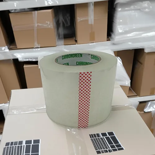 Miniatura 2 de Paquete de 2 cintas de embalaje resistentes, transparentes, 4 pulgadas de ancho, 0.106 in de grosor, 145 yardas de longitud de rollo Mega Roll