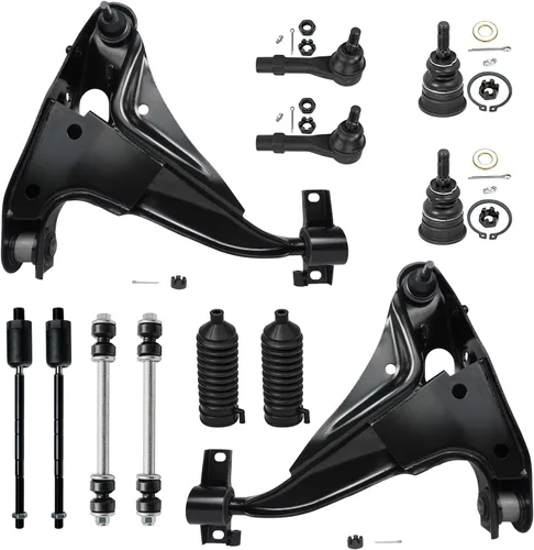 Miniatura 62 de Detroit Axle - Kit de extremo delantero para Ford 1998-2001 Explorer Mercury Mountaineer, 4 barras estabilizadoras delanteras y traseras, 2 brazos