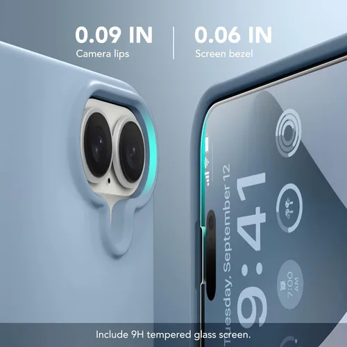 Miniatura 988 de GONEZ Funda de silicona para iPhone 15 Pro Max, compatible con Magsafe, protector de cámara + protector de pantalla, forro de microfibra suave