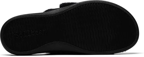 Miniatura 6 de SOLLBEAM Pantuflas peludas con soporte de arco para mujer, sandalias ortopédicas para el talón