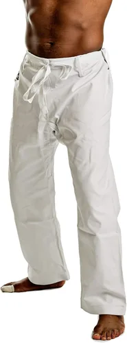 Miniatura 12 de Ronin - Pantalones de karate pesados, color negro, blanco o camuflaje, 100% algodón, 12 onzas, cintura tradicional con cordón