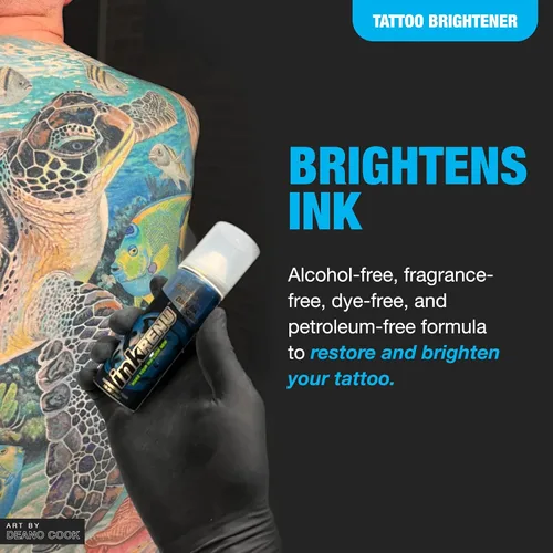 Miniatura 4 de H2Ocean InkRenu - Espuma hidratante para tatuajes que mejora el color, abrillantador, potenciador e hidratante para el cuidado del tatuaje, loción