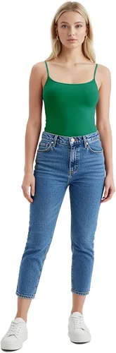 Miniatura 293 de Emmalise Camisola larga casual básica para mujer, con tirantes ajustables, top en capas