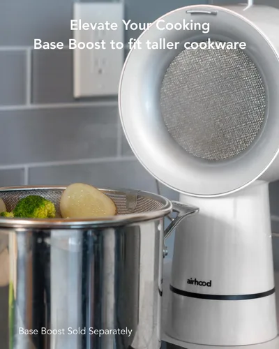 Miniatura 10 de AirHood Campana extractora con cable Extractor de cocina portátil con 2 filtros de aire de carbón activado y filtro de aceite de acero inoxidable