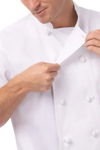 Miniatura 5 de Chef Works Abrigo de chef Tivoli para hombre personalizado