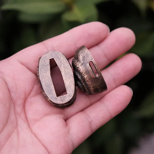 Miniatura 7 de Espada samurái japonesa KOSHIRAE – TSUBA FUCHI KASHIRA MENUKI 68-100