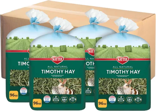 Miniatura 13 de Kaytee Heno Timothy, Alta Fibra, Crecido Específicamente para Animales Pequeños, Conejos, Cobayas, Chinchillas, 2 Libras