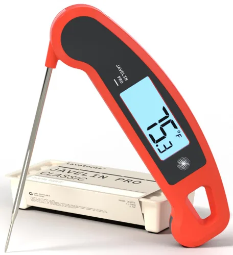 Miniatura 6 de Lavatools Javelin® PRO Classic Termómetro digital profesional de lectura instantánea de 2 segundos para parrilla y cocina, pantalla retroiluminada