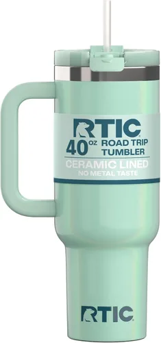Miniatura 65 de RTIC Vaso Tumbler de Viaje por Carretera de 30 oz con Doble Pared Revestido de Cerámica Aislado Taza Portátil de Café de Viaje de Acero Inoxidable