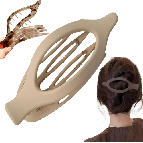 Miniatura 13 de Pinzas planas para el cabello para mujeres - 2026 Nuevas pinzas de garra planas para mujeres, pinzas de pico de pato para cabello grueso o fino