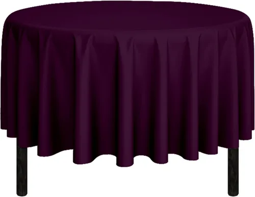 Miniatura 161 de Pomp Mantel Premium de Poliéster de 60" x 84" en Color Amarillo Plátano Tela Fácil de Cuidar, Resistente a Arrugas y Manchas Para Mesa Banana