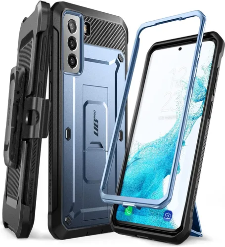 Miniatura 13 de SUPCASE Funda para Samsung Galaxy S22 con soporte (Unicorn Beetle Pro), [clip de cinturón integrado] Resistente de cuerpo completo de doble capa