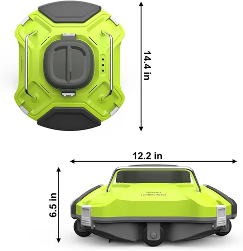 Miniatura 7 de Limpiador robótico inalámbrico para piscinas, 5000 mAh 25 °, aspiradora de piscina para escalar, mapeo inteligente, robot aspirador de piscina dura