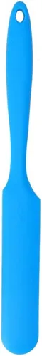 uxcell Espátula de silicona resistente al calor, anti-arañazos, espátula antiadherente para cocinar hornear y mezclar herramienta azul
