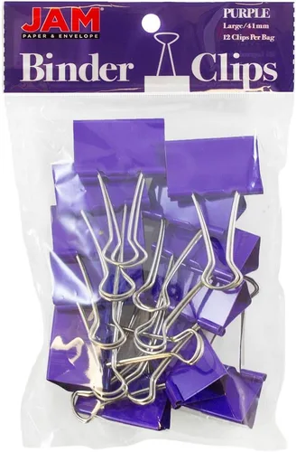 Miniatura 25 de Broches aprietapapeles JAM Paper®, Blanco