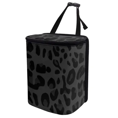 Miniatura 27 de Basurero para automóvil con tapa, bolsa de basura para colgar del automóvil, a prueba de fugas, portátil, papelera, sedán, accesorios