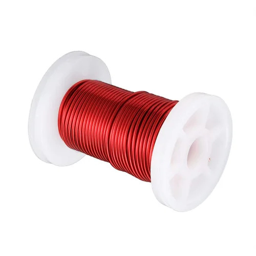 Miniatura 56 de BNTECHGO - Alambre magnético de 26 AWG, cable de cobre esmaltado para bobinado, 4 onzas, 0.0157 pulgadas de diámetro, 1 bobina de color rojo, Rojo 4