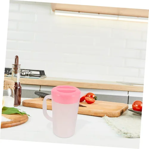 Miniatura 5 de DOITOOL Recipiente de almacenamiento de bebidas de gran capacidad, resistente al calor, jarra de agua fría, jarra de jugo de plástico, tetera