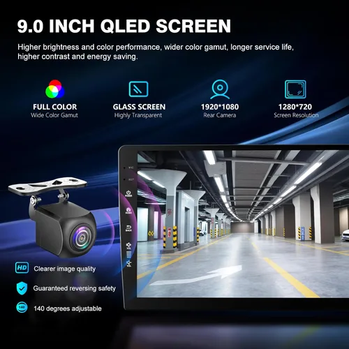 Miniatura 4 de Estéreo de radio de coche para Ford F150 F-150 2009-2012, unidad principal de pantalla táctil Android 13 de 9 pulgadas, CarPlay inalámbrico