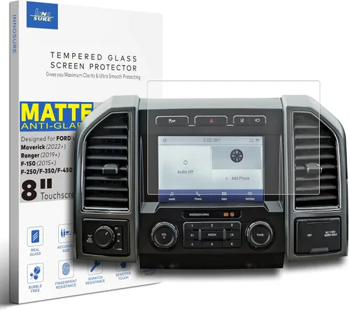 Miniatura 12 de [Antideslumbrante] Protector de pantalla de vidrio templado para Ford F-150 (2021-2025), F-150 Lightning (2022-2025), Expedition (2022-2024)