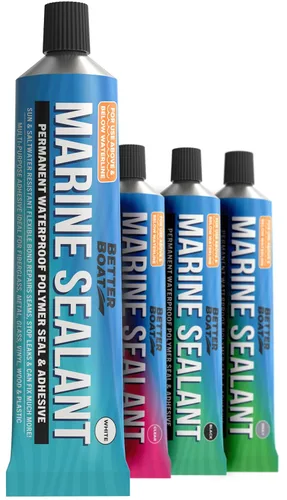 Miniatura 13 de Sellador y adhesivo marino, calafateo impermeable de grado marino, sellador de agua de alta temperatura para barco, automóvil, RV, sin silicona, 1