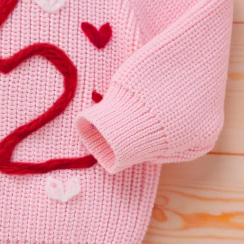 Miniatura 104 de Suéter de primer cumpleaños para bebés y niñas de un año de edad, sesión de fotos, otoño e invierno