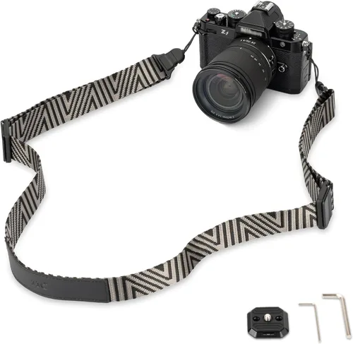 Miniatura 11 de Correa de cuello para cámara sin espejo con hebillas de liberación rápida, correa de hombro ajustable para Sony A7C II A7 IV III A7R V IV ZV1 ZV-E10