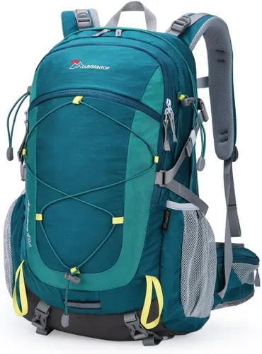 Miniatura 15 de Mochila de senderismo Mountaintop de 25L/40L, mochila de viaje ligera para senderismo al aire libre, camping, para hombres y mujeres Granate