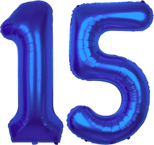 Miniatura 11 de Globos gigantes de 40 pulgadas de color azul marino con el número 0 Globo de 0 dígitos, globos del número 0 Globo azul oscuro 0 para decoración